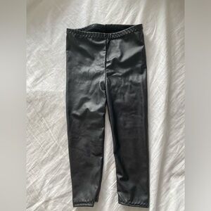 The most adorable faux leather leggings for baby!